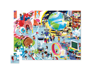 Crocodile Creek 48 PC Puzzle Day at the Museum
