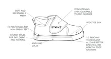 Load image into Gallery viewer, Stonz Cruiser Toddler - Black
