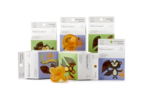 Natursutten Butterfly Rounded 2 PACK Pacifiers