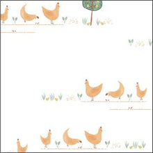 Load image into Gallery viewer, Coccoli Baby Modal Zipper Footie - Cream Chicken Print
