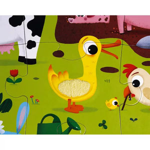 Janod Farm Animals Giant Tactile Puzzle