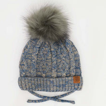 Load image into Gallery viewer, Calikids Cotton Knit Pom Pom Hat
