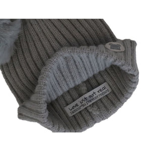 Calikids Knit Pom Pom Baby Hat