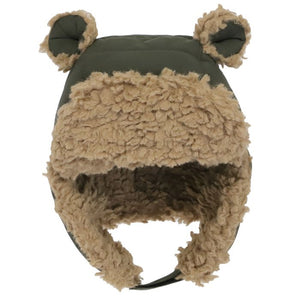 Calikids Nylon Bear Puffer Hat