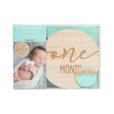 Load image into Gallery viewer, Pearhead Wooden Monthly Milestone Photo Cards
