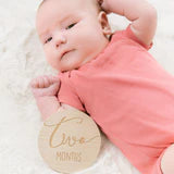 Load image into Gallery viewer, Pearhead Wooden Monthly Milestone Photo Cards
