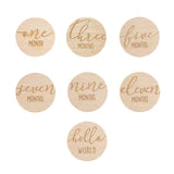 Pearhead Wooden Monthly Milestone Photo Cards